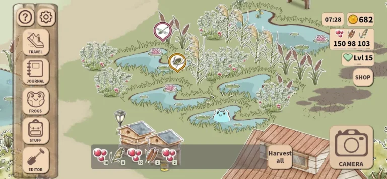Скриншот приложения Kamaeru: A Frog Refuge — скриншот 2
