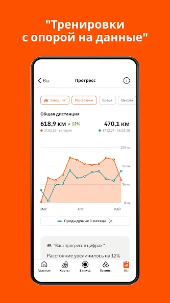 Скриншот приложения Strava: бег, велоезда, хайкинг — скриншот 2