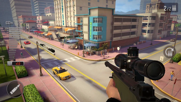 Скриншот приложения Vice Sniper: Crime Shooting 3D — скриншот 1
