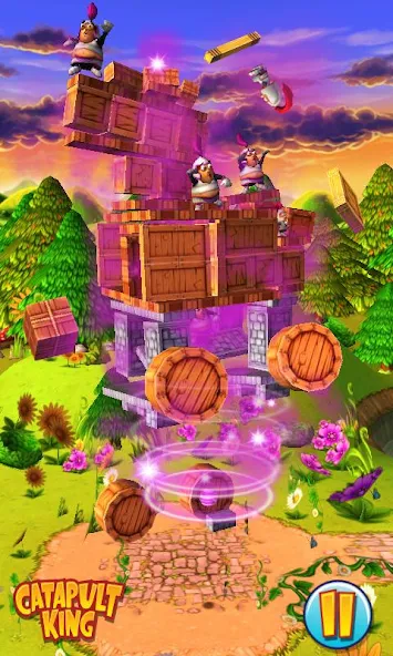 Скриншот приложения Catapult King — скриншот 2