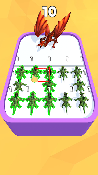 Скриншот приложения Merge Master: Dinosaur Monster — скриншот 1
