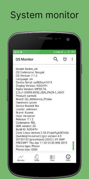 Скриншот приложения OS Monitor: диспетчер задач — скриншот 2