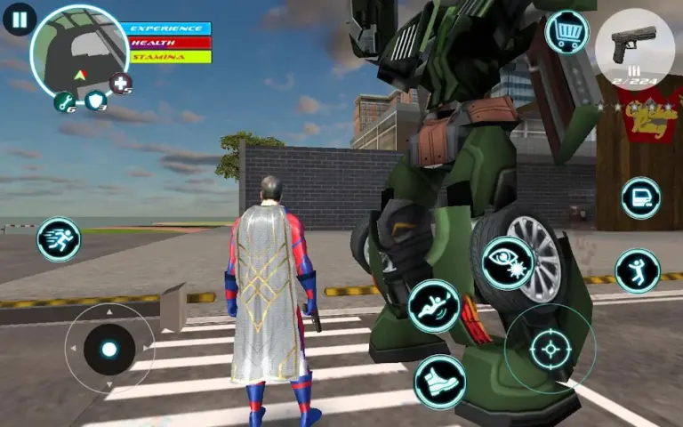 Скриншот приложения Superhero: Battle for Justice — скриншот 1