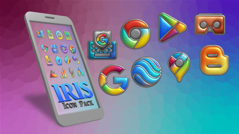 Скриншот приложения Iris Light - 3D App Icons — скриншот 2