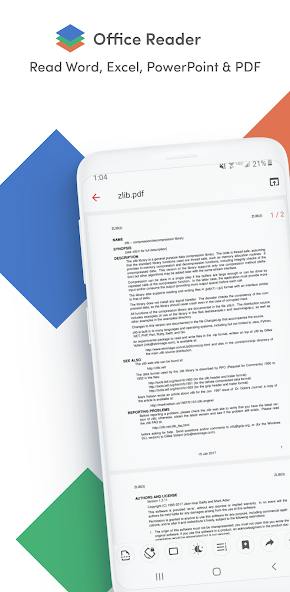 Скриншот приложения Office Reader - PDF,Word,Excel — скриншот 1