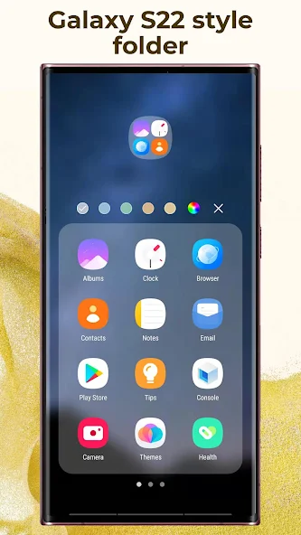 Скриншот приложения Super S22 Launcher, Galaxy S22 — скриншот 2