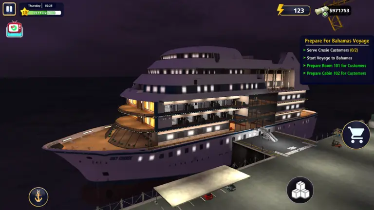 Скриншот приложения Cruise Ship Manager Simulator — скриншот 1