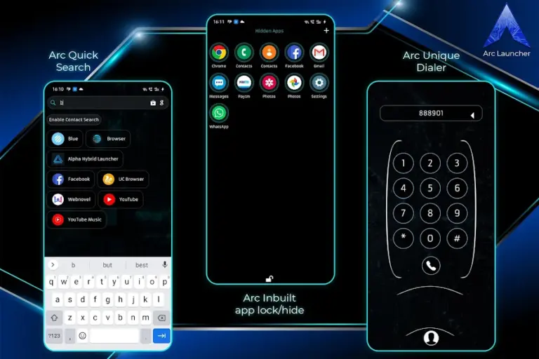 Скриншот приложения ARC Launcher Pro — скриншот 2