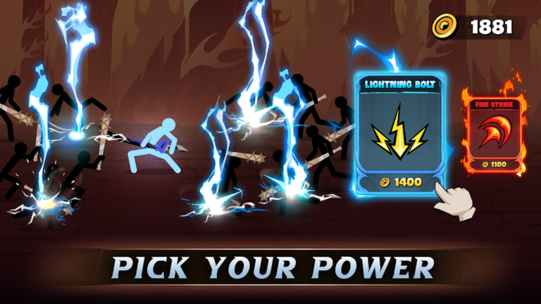 Скриншот приложения Stickman Roguelike: Epic RPG — скриншот 1