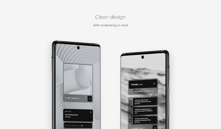Скриншот приложения Velar KWGT — скриншот 2