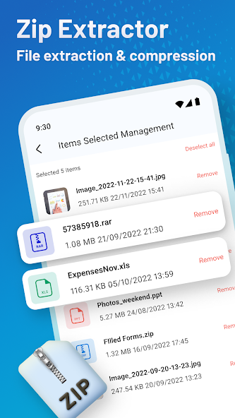 Скриншот приложения Zip Extractor — скриншот 1