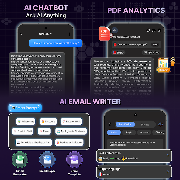 Скриншот приложения AI Chat : Chatbot & Assistant — скриншот 2