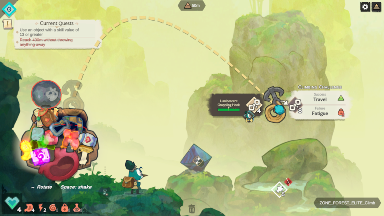 Скриншот приложения BARDA: Backpack Roguelike — скриншот 1