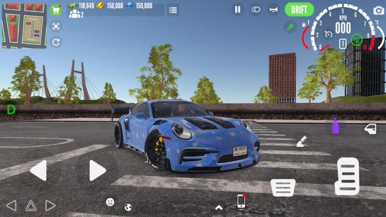 Скриншот приложения Drift Rivals : Car Racing Game — скриншот 1
