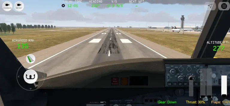 Скриншот приложения Flight Simulator Advanced — скриншот 1