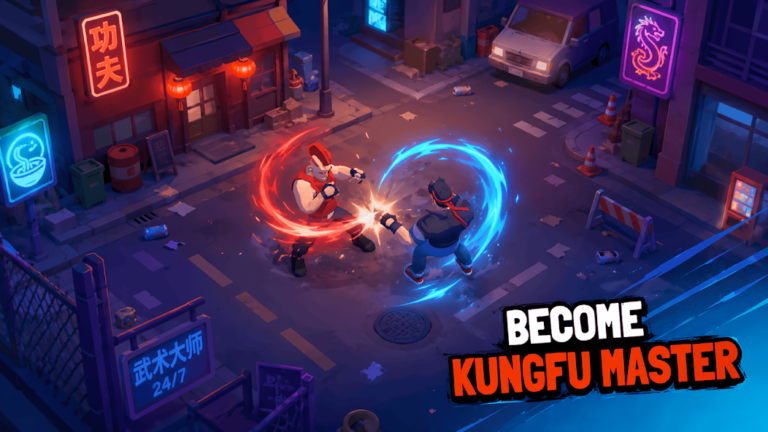 Скриншот приложения Kung Fight: Action RPG — скриншот 1