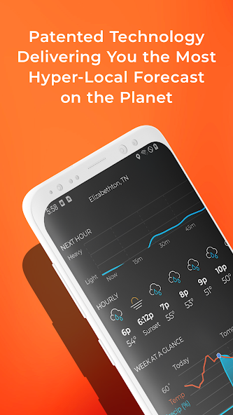 Скриншот приложения MyRadar Weather Radar — скриншот 2