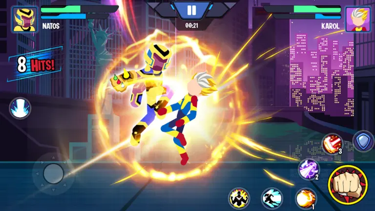 Скриншот приложения Stickman Heroes: Battle of God — скриншот 2