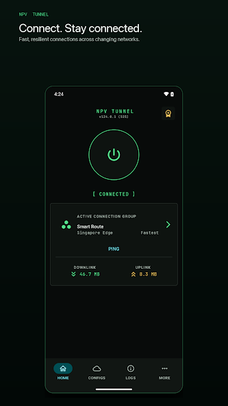 Скриншот приложения Npv Tunnel V2ray/SSH — скриншот 1