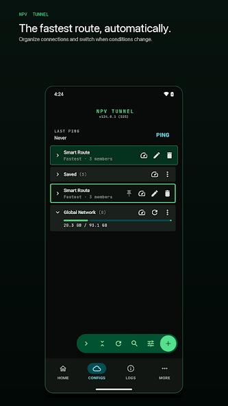 Скриншот приложения Npv Tunnel V2ray/SSH — скриншот 2