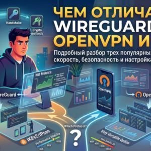 Чем отличаются WireGuard, OpenVPN и IKEv2