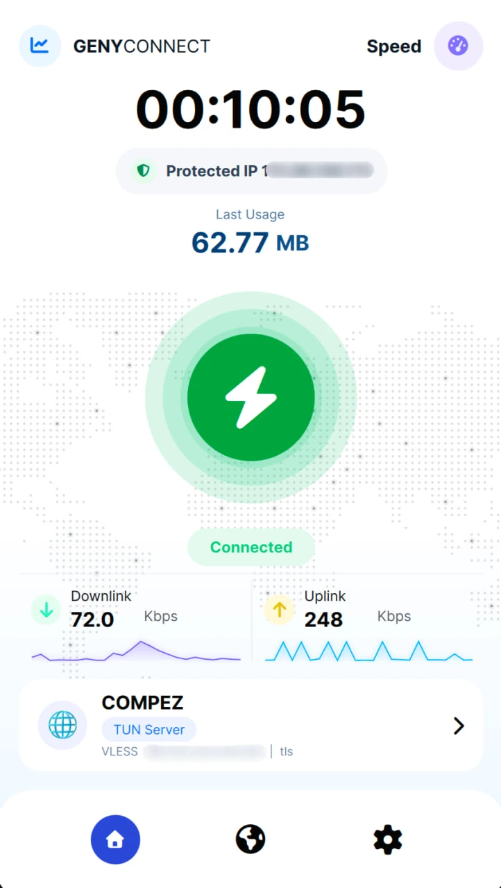 Скриншот приложения GenyConnect — скриншот 2