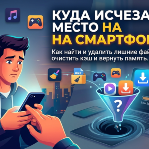 Куда исчезает место на смартфоне, даже если вы почти ничего не скачиваете
