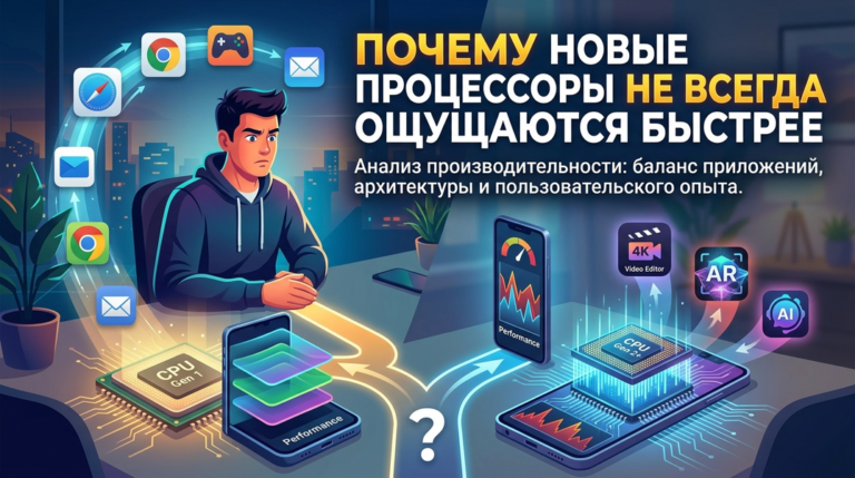 Почему новые процессоры не всегда ощущаются быстрее старых