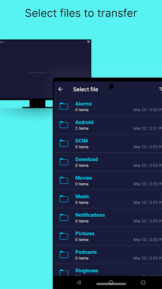 Скриншот приложения Send files to TV — скриншот 2