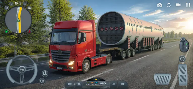 Скриншот приложения Truck Simulator: World — скриншот 1